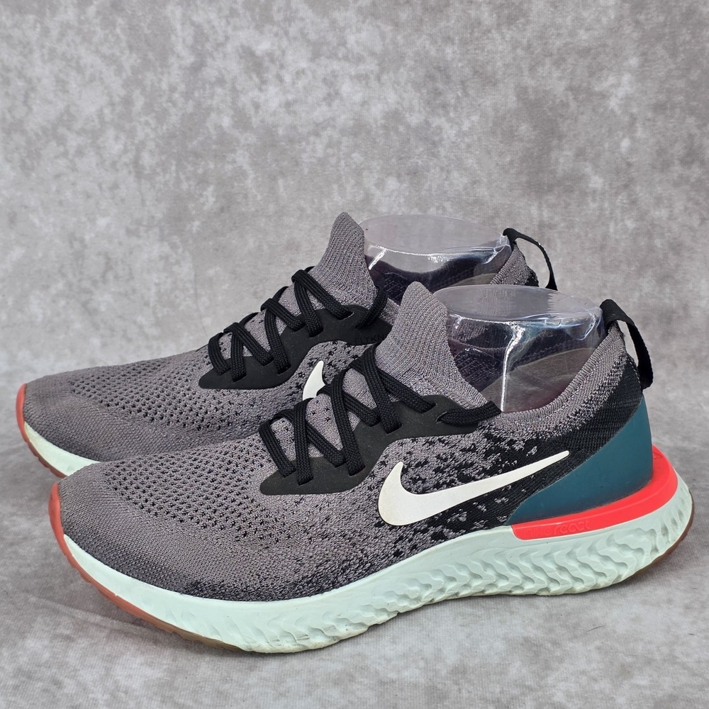 NIKE AIR ZOOM EPIC REACT FLYKNIT AQ0070-010 Gunsmoke Womens 8.5 Running Shoes